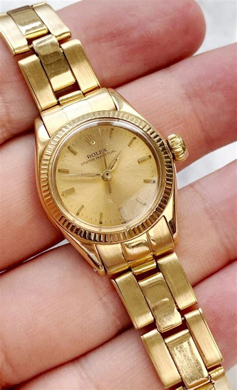 retro rolex ladies gold snakeskin band|vintage Rolex bands.